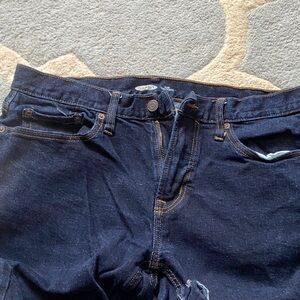 Old Navy Women’s Dark Indigo Relaxed Slim  Jeans 33x36